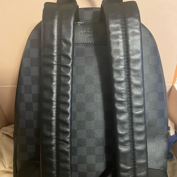 Authentic NEW  LOUIS VUITTON Josh backpack Damier Graphite Black Gray N40365 - Picture 3 of 16
